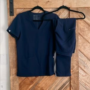 Figs navy scrub set S Small Yola and Casma